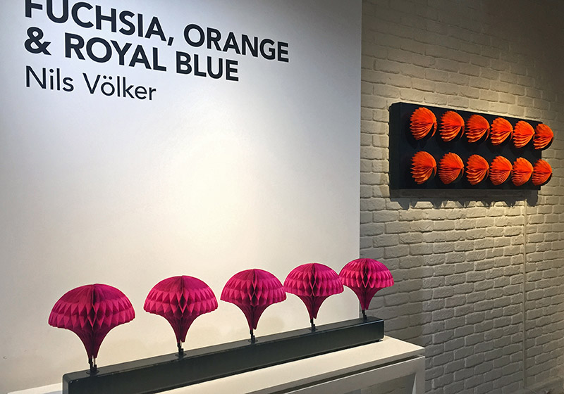 Nils Völker - Fuchsia Orange and Royal Blue
