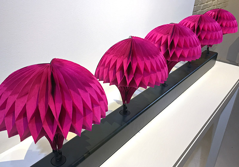 Nils V&ouml;lker - Fuchsia Orange and Royal Blue