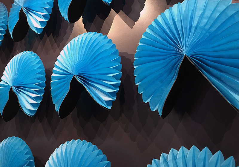 Nils V&ouml;lker - Fuchsia Orange and Royal Blue