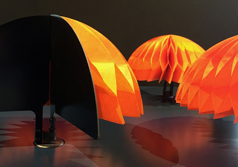 Nils V&ouml;lker - Fuchsia Orange and Royal Blue