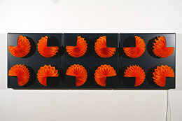 Nils V&ouml;lker - Fuchsia Orange and Royal Blue