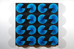 Nils V&ouml;lker - Fuchsia Orange and Royal Blue